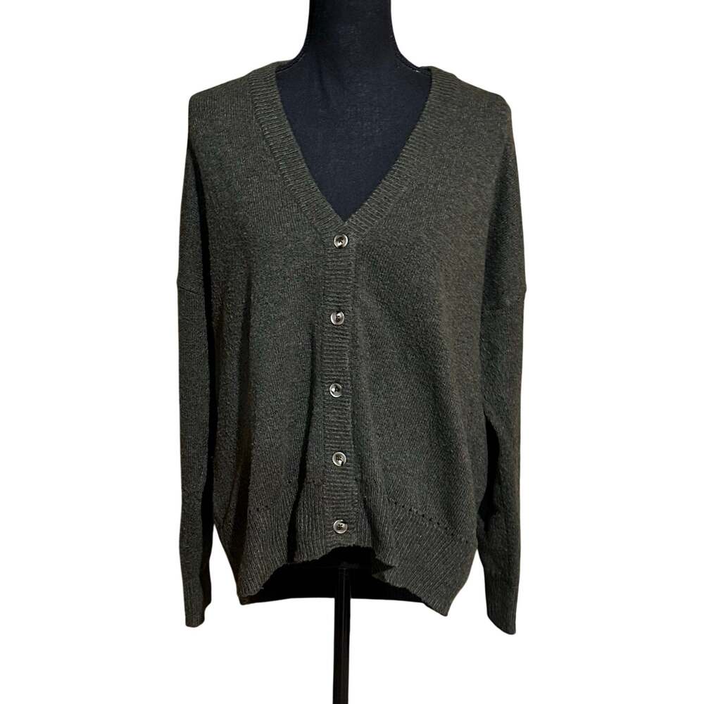 Torrid Green Button-Up Cardigan Sweater Women's Plus Size 1 (1X)